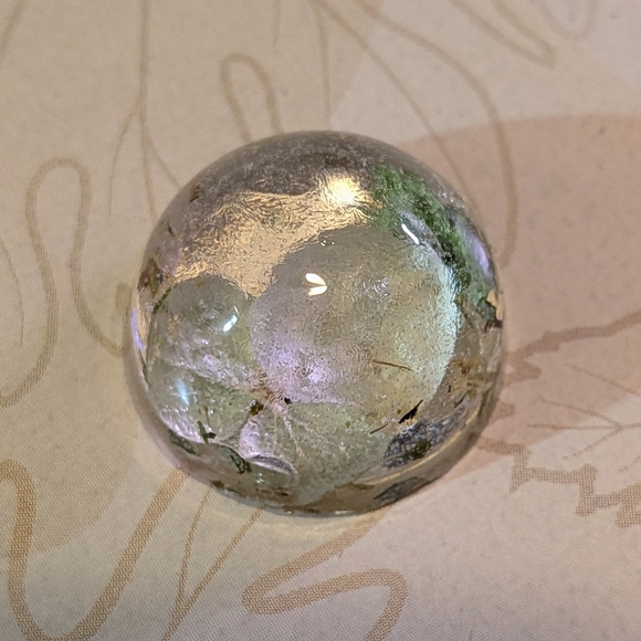 Little Handmade Plant & Floral Resin Sphere - Picture 3 of 4